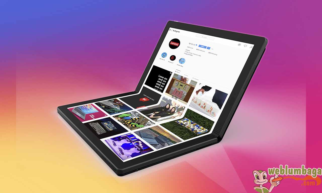 Bükülebilir Notebook Lenovo Thinkpad x1 Fold!