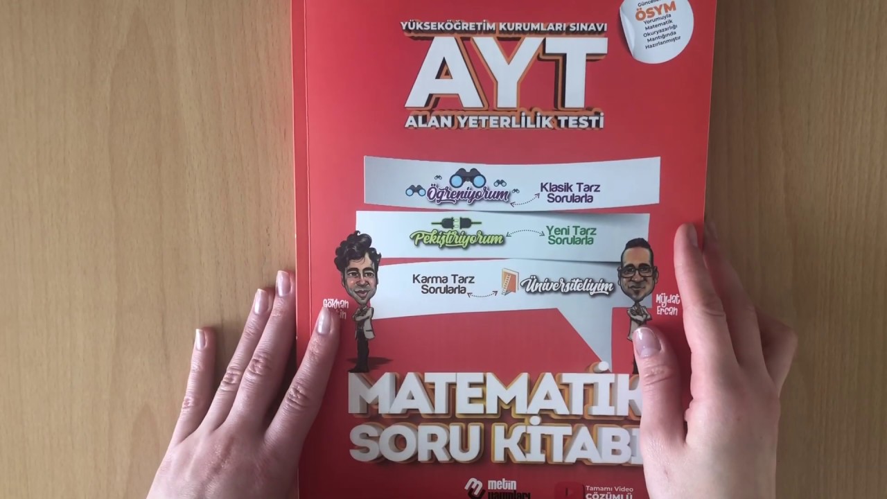 Orta-Zor Seviye AYT Matematik Kitap Önerileri!