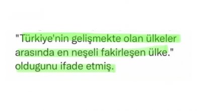 Uluslararası Para Fonu’nun Türkiye Hakkındaki Raporu “… en neşeli fakirleşen ülke.”