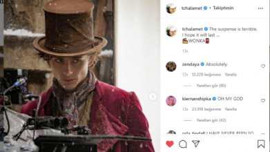 Timothée Chalamet’in Willy “Wonka” Filminden İlk Görüntüler Yayınlandı!